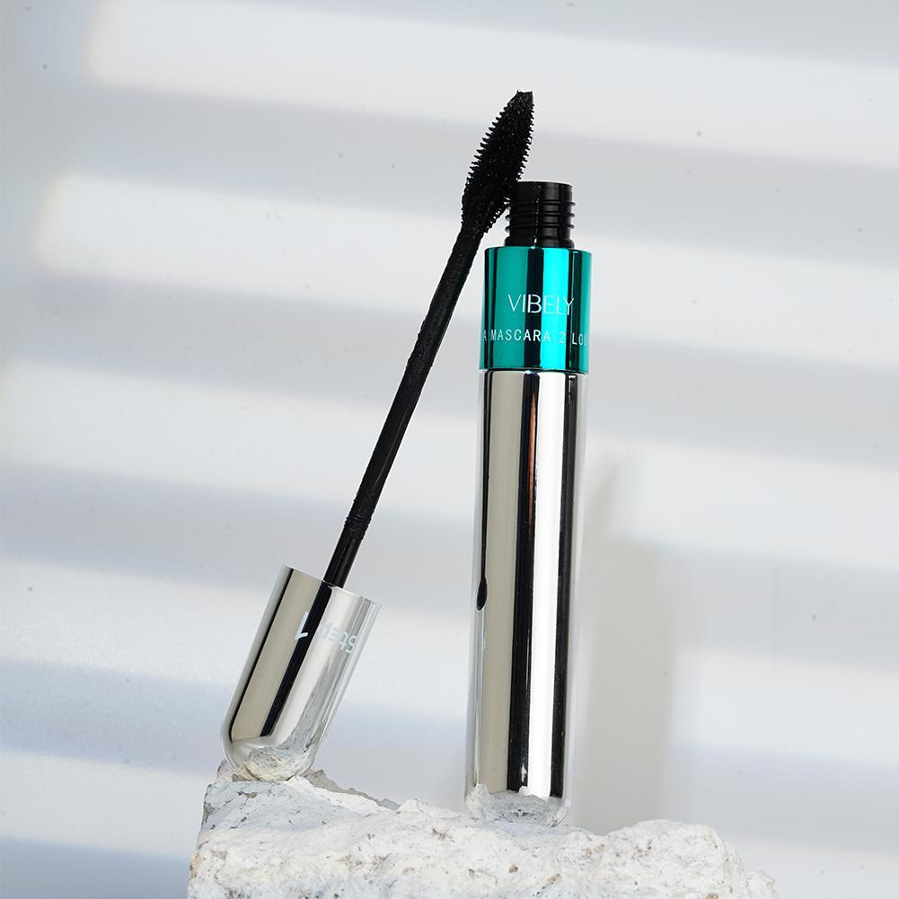 4D Silk Fiber Mascara — 2-in-1 Thick Curl & Sharp Length