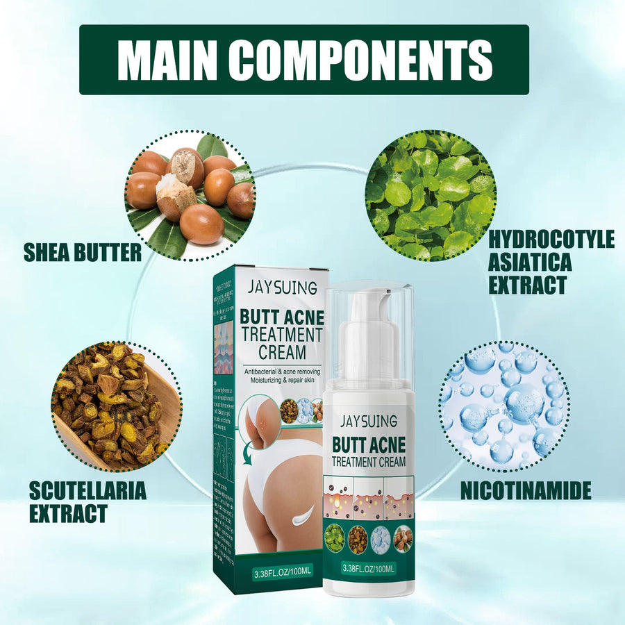 Butt Acne Cream for Smoother, Hydrated Body Skin Care