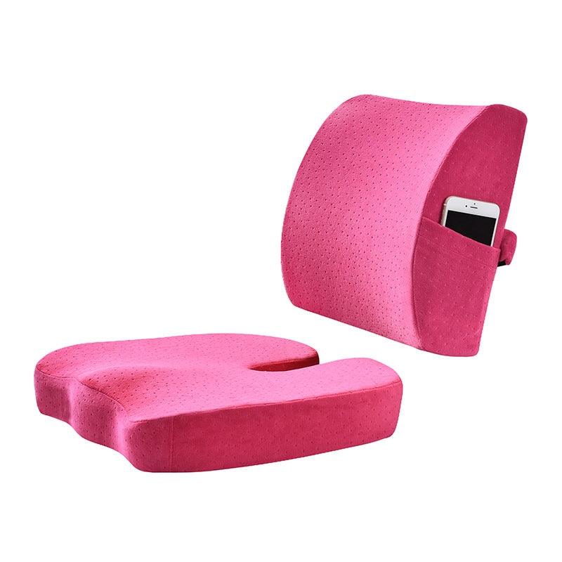 Gel Seat Cushion Set — Cool Ergonomic Support for Car & Office