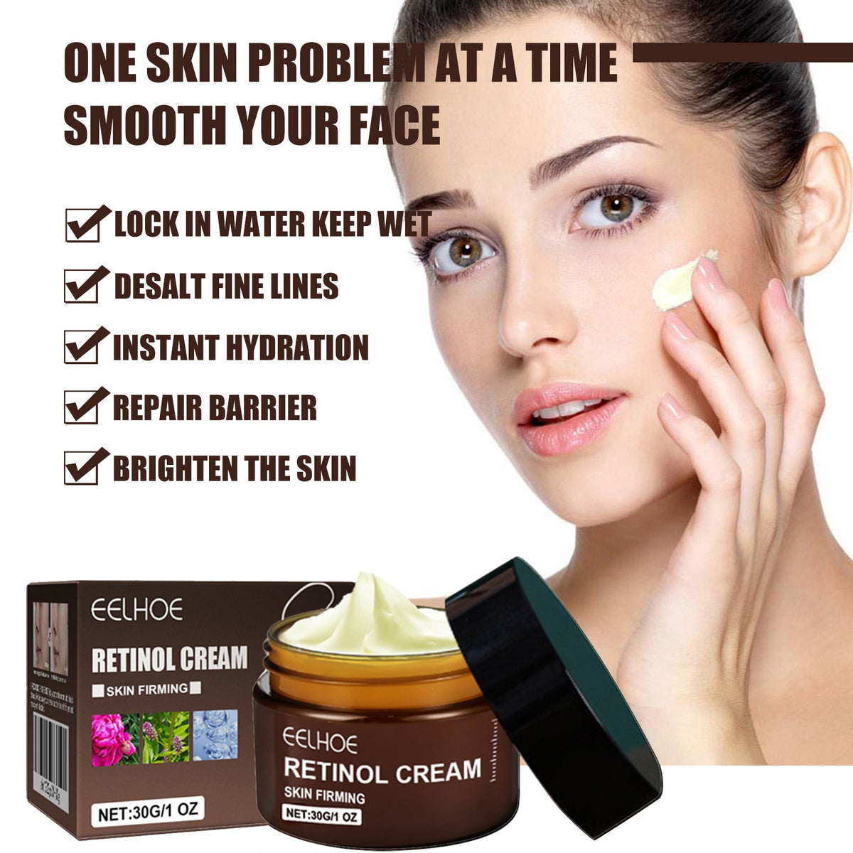 Retinol Cream for Fine Lines & Sagging Skin Firmness