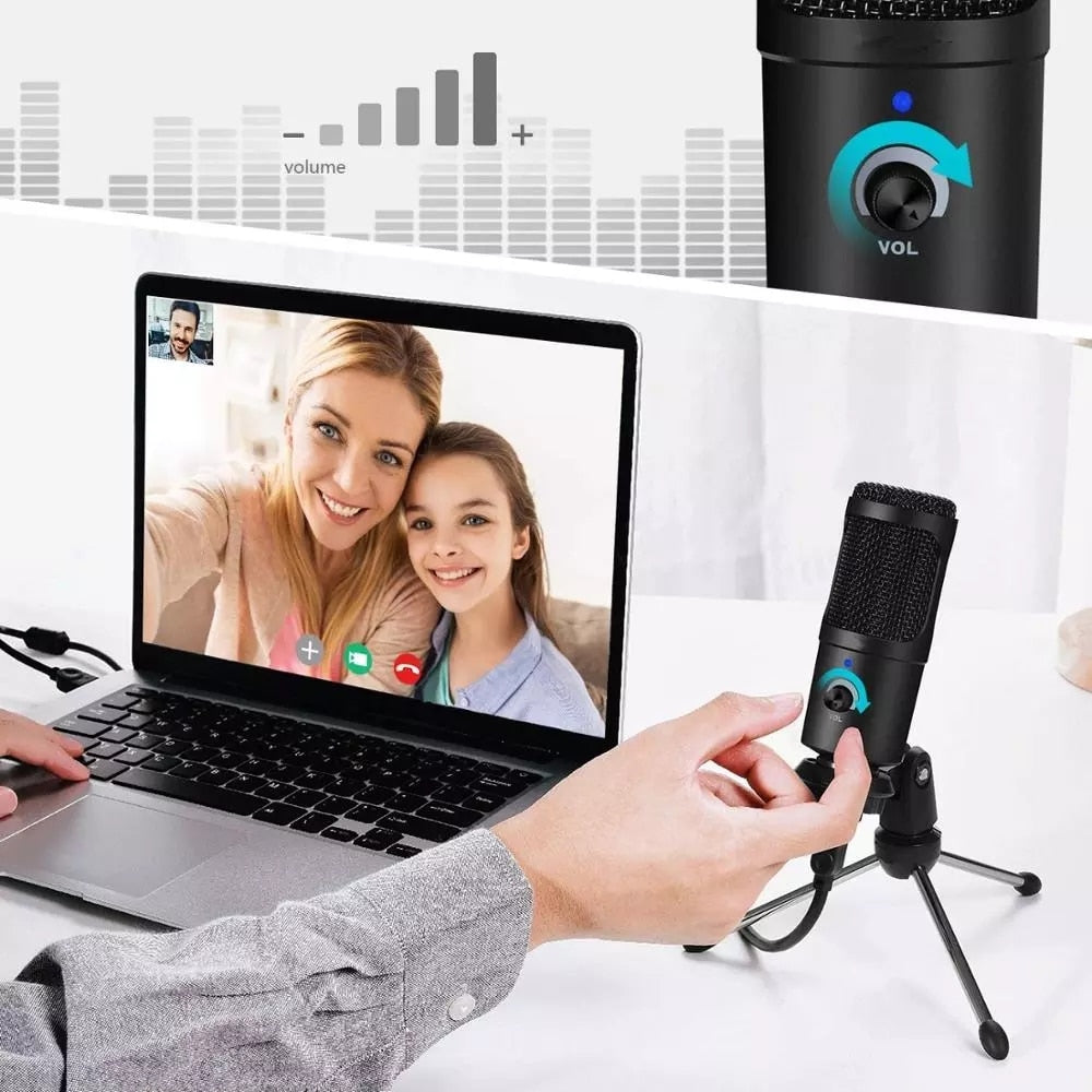 USB Professional Condenser Microphone — Studio-Quality