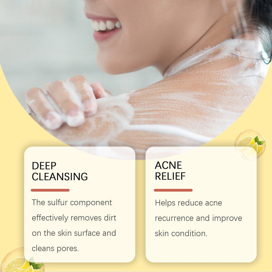 Sulfur Cleansing Shower Gel for Dry, Irritated Skin