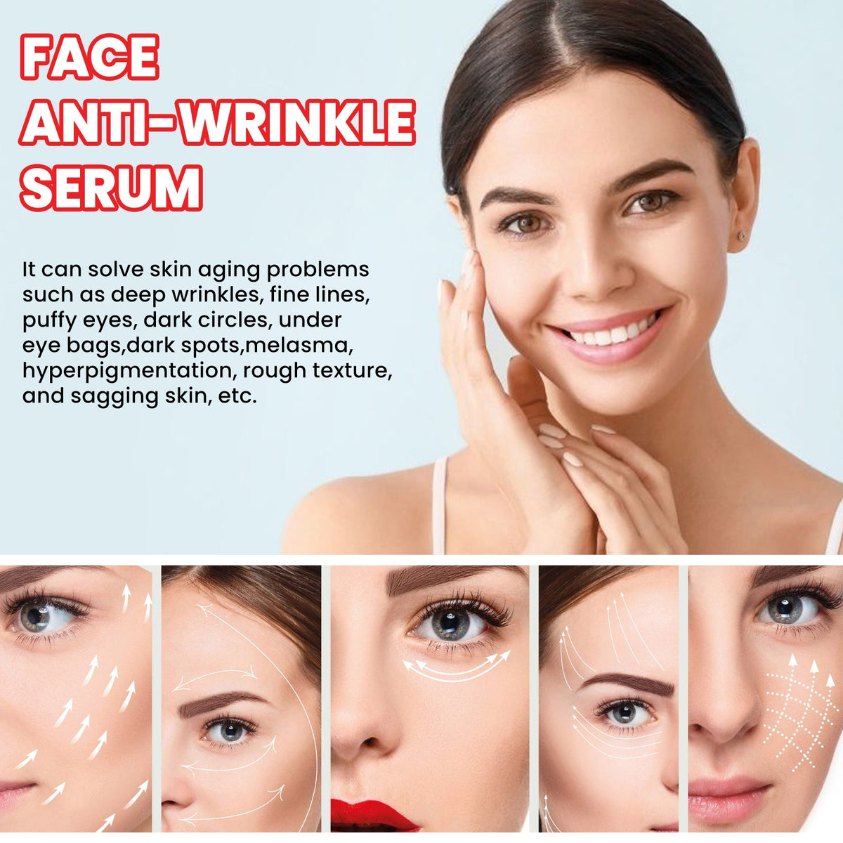 Anti-Wrinkle Peptide Serum for Under-Eye Firming Care