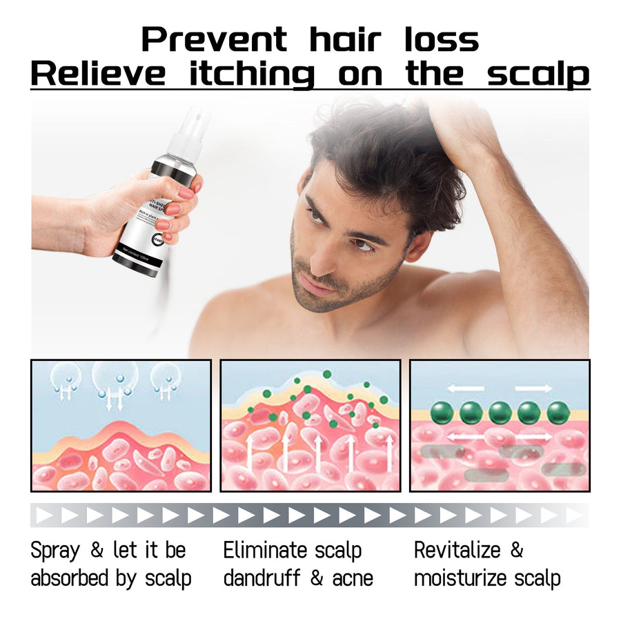 Anti-Shedding Hair Spray for Targeted Hairline Care