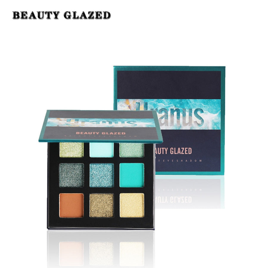 9-Color Eyeshadow Palette for Vivid, Bold Eye Looks