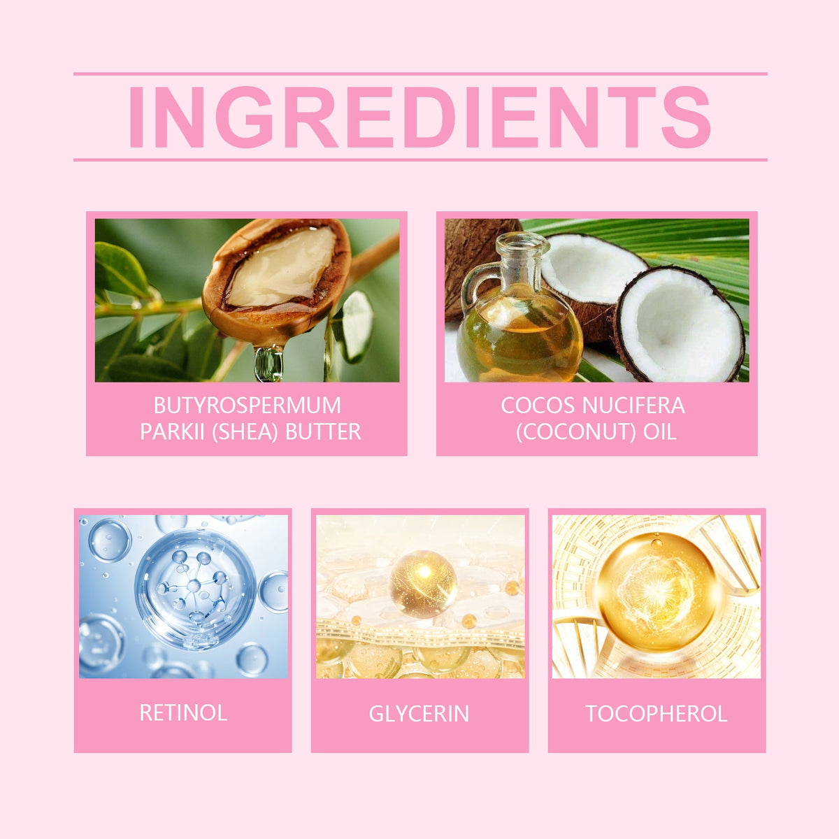 Shea Butter Cream for Dry Skin & Elasticity Repair