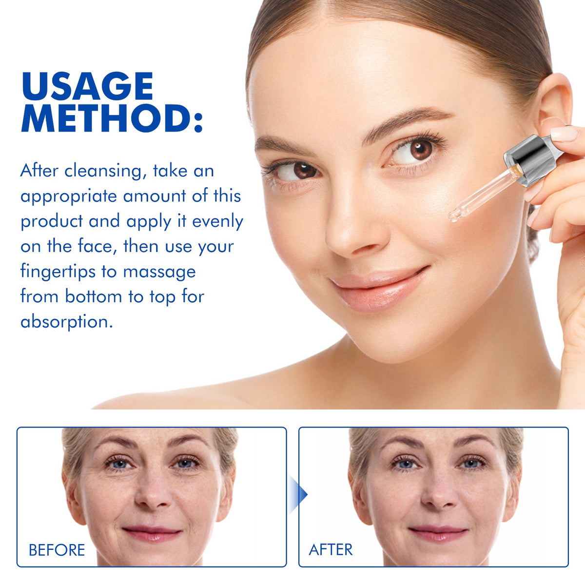 Firming Face Serum for Fine Lines & Visible Skin Renewal