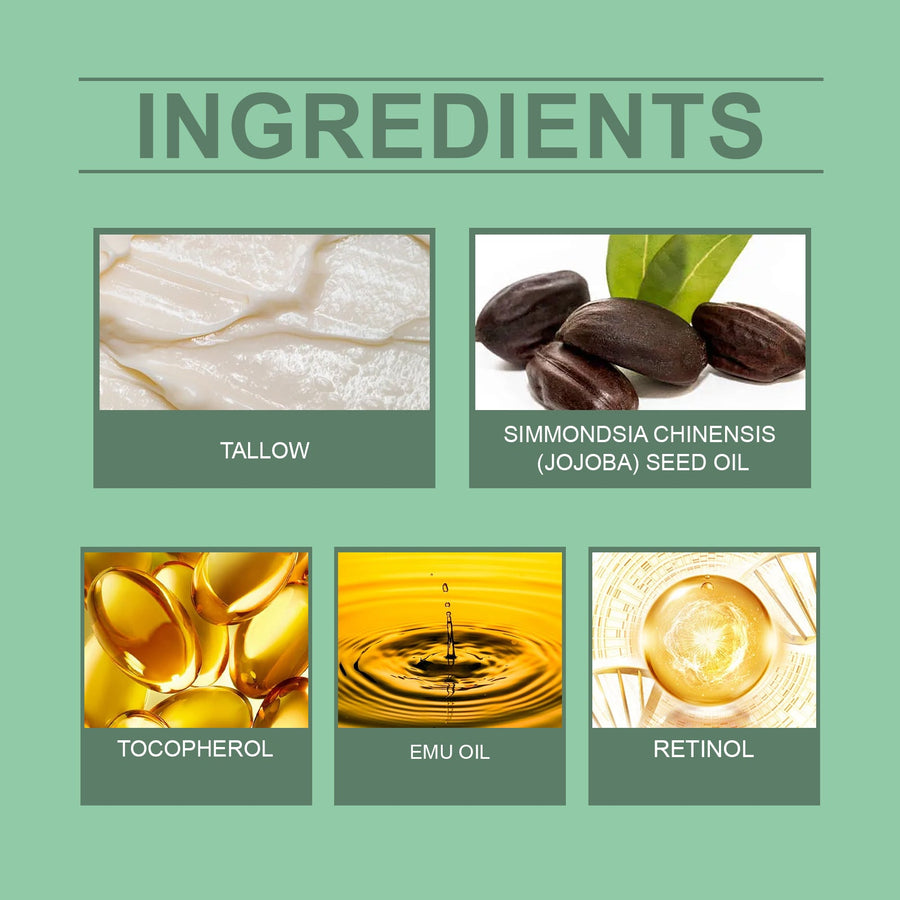 Grass Fed Tallow Cream for Dry, Sensitive Skin