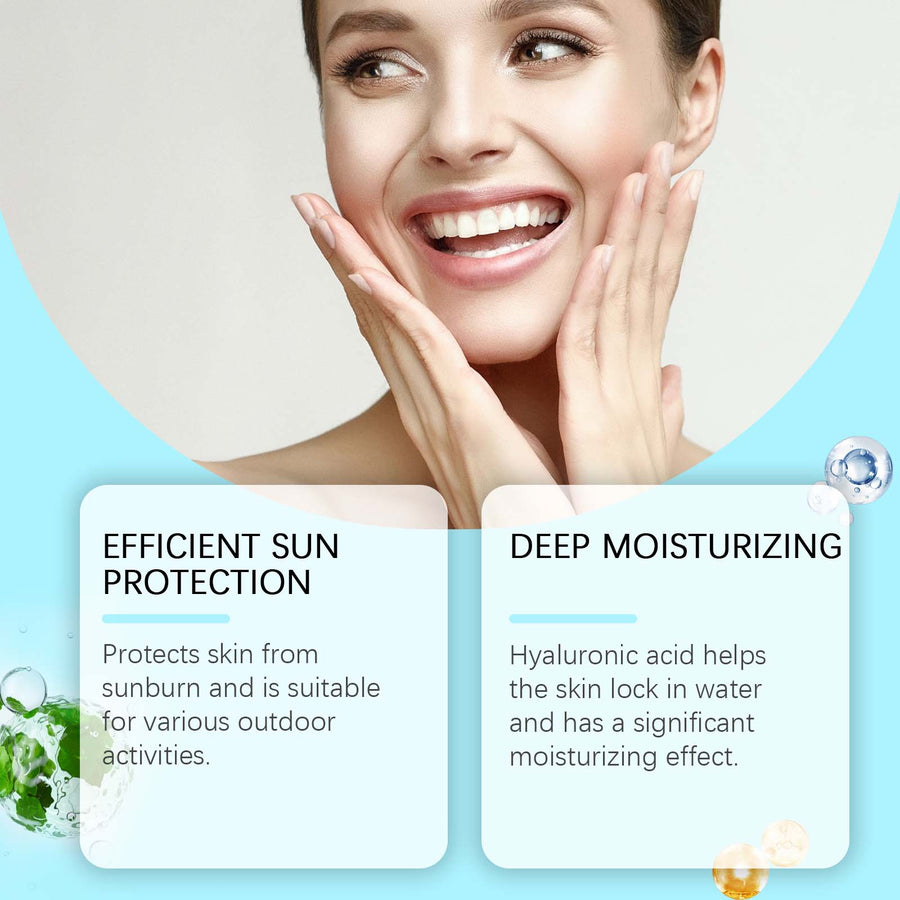 SPF 50+ Moisturizing Sunscreen Stick, Non-Greasy Waterproof