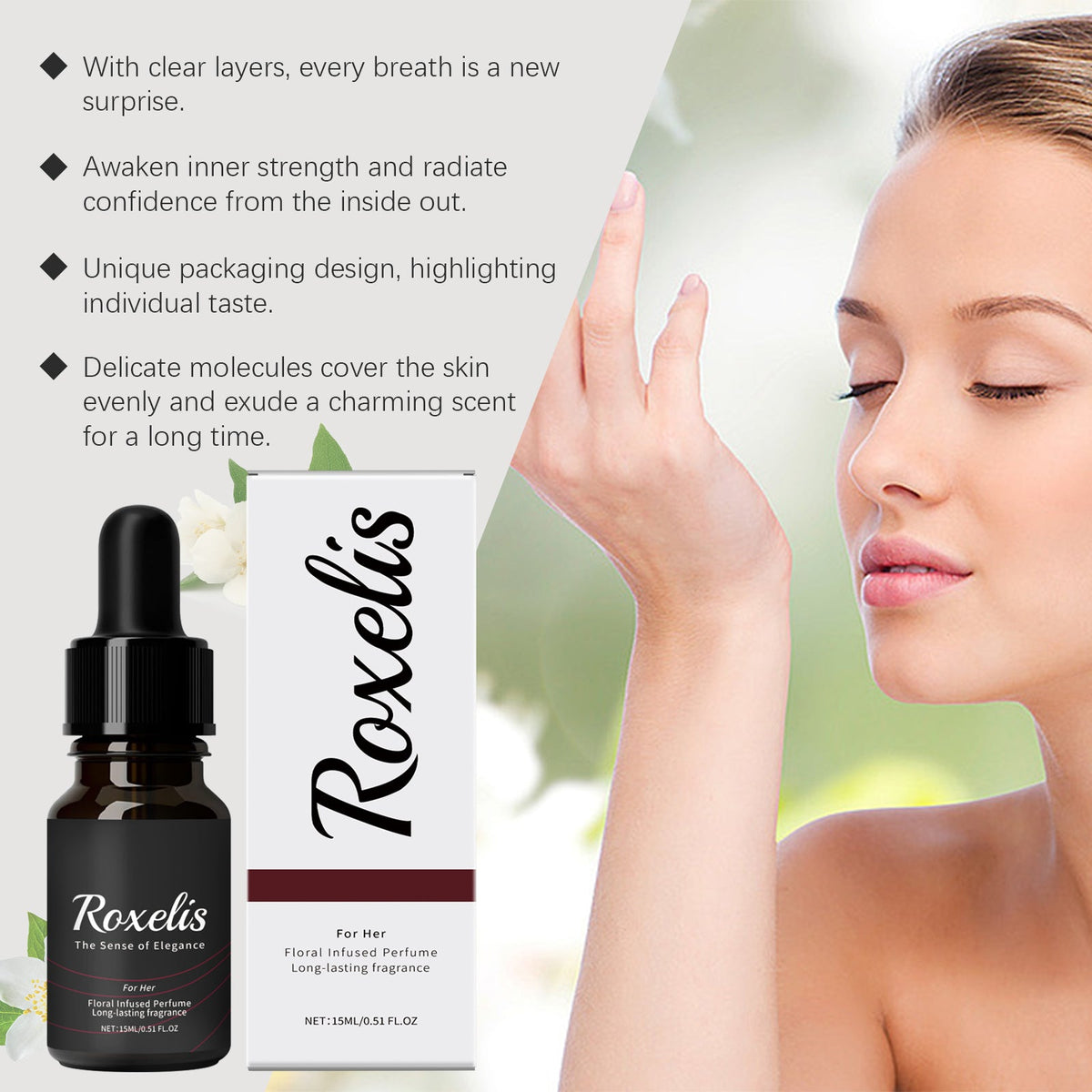 Floral Perfume Drops for a Fresh, Long-Lasting Scent
