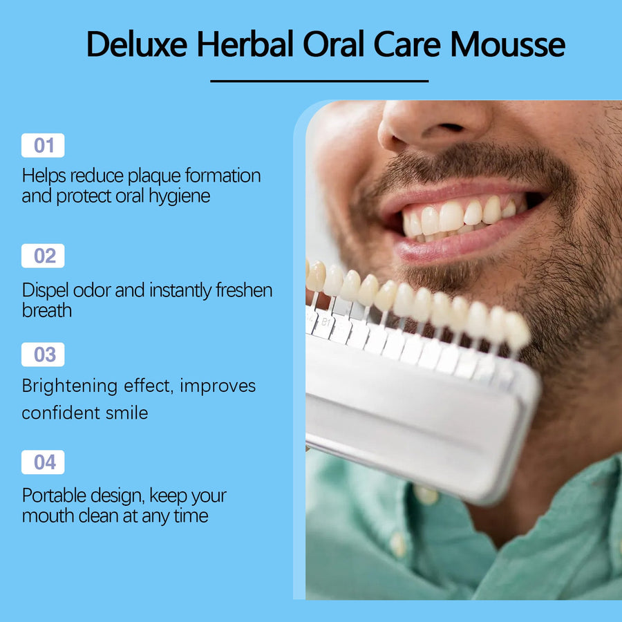 Teeth Whitening Mousse – Bright, Fresh Smile with Herbal Care