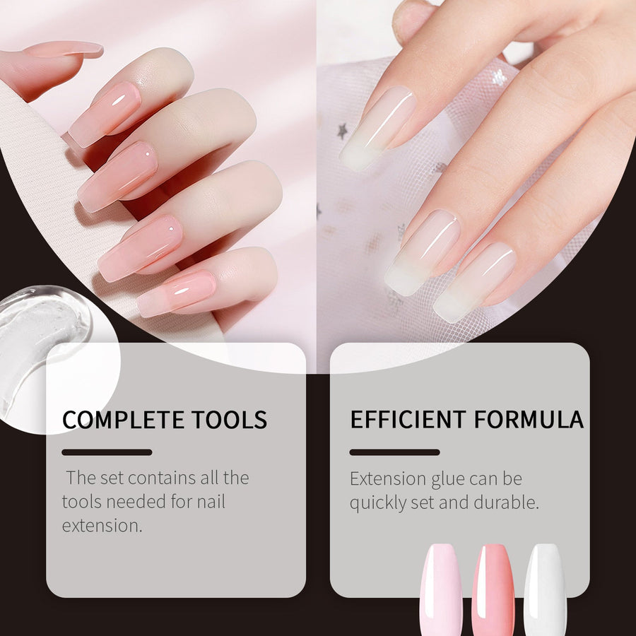 Nail Extension Kit for Easy, Polished DIY Manicures