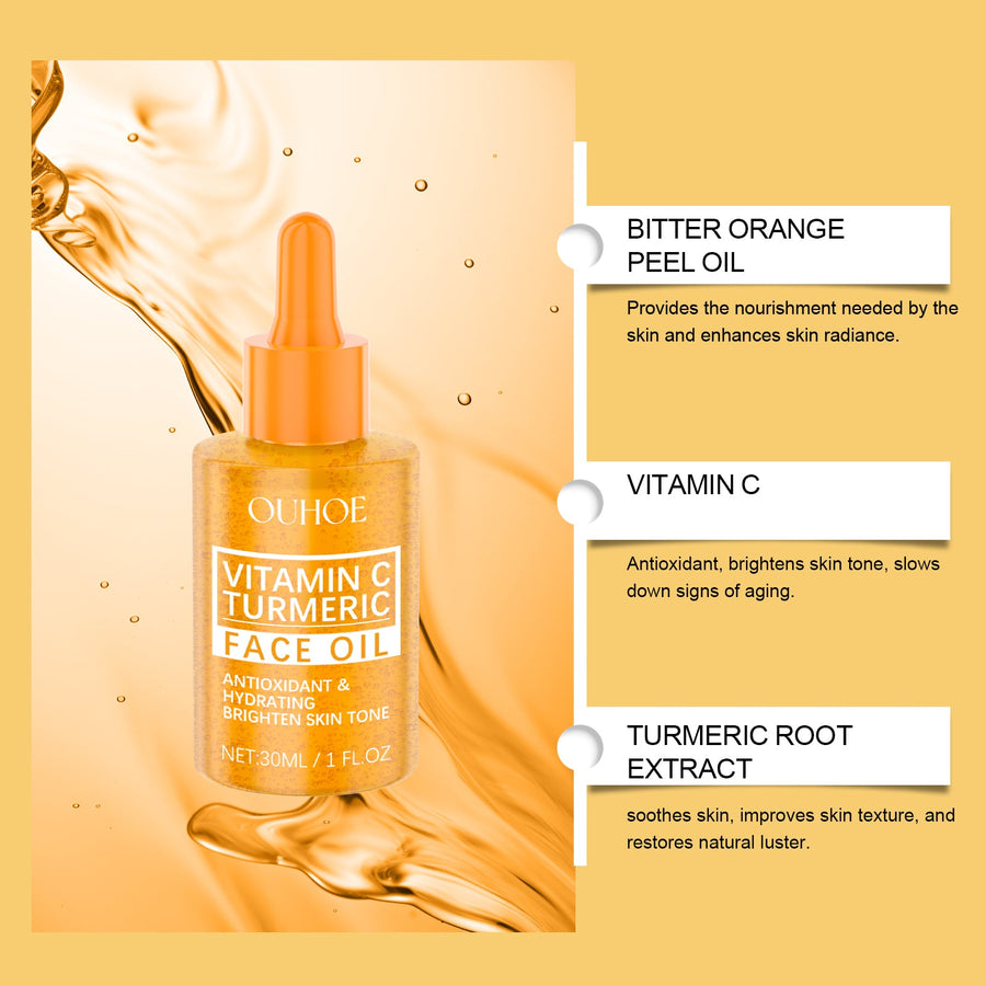 Vitamin C Turmeric Facial Oil for Dull Uneven Skin