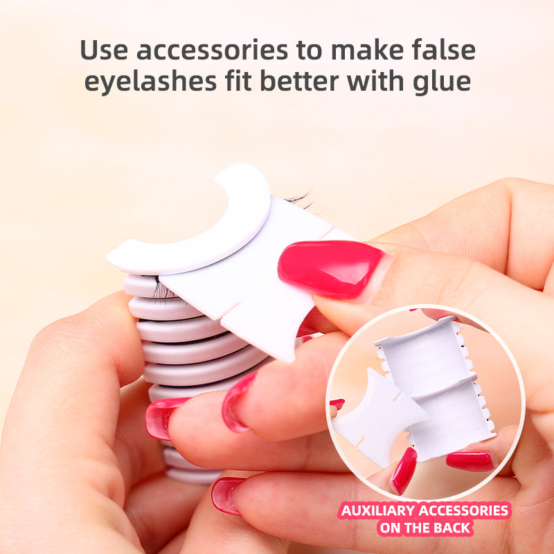 Self-Adhesive Eyelash Strips For Quick Glue-Free Lashes