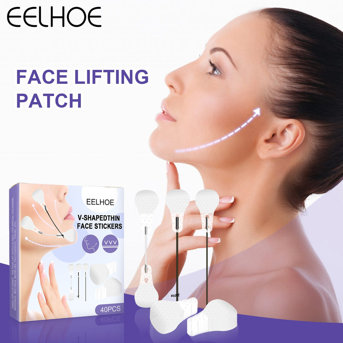 V-Shaped Face Lifting Patches for Defined Contours