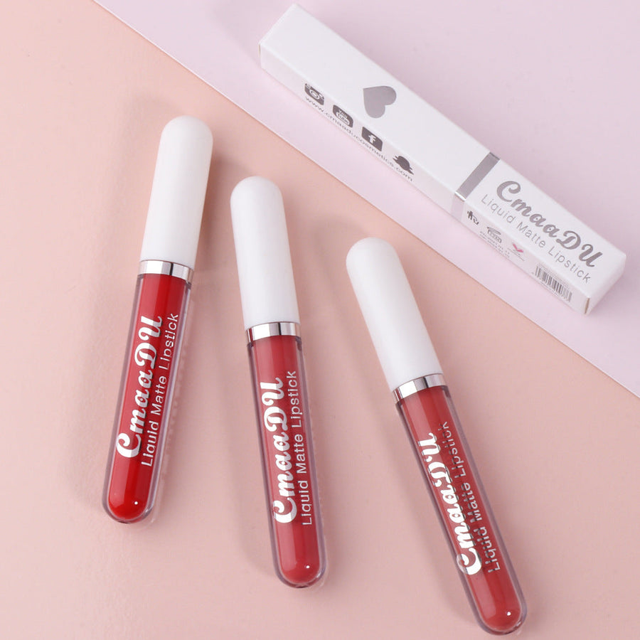 Matte Liquid Lipstick, Waterproof 18-Color Collection