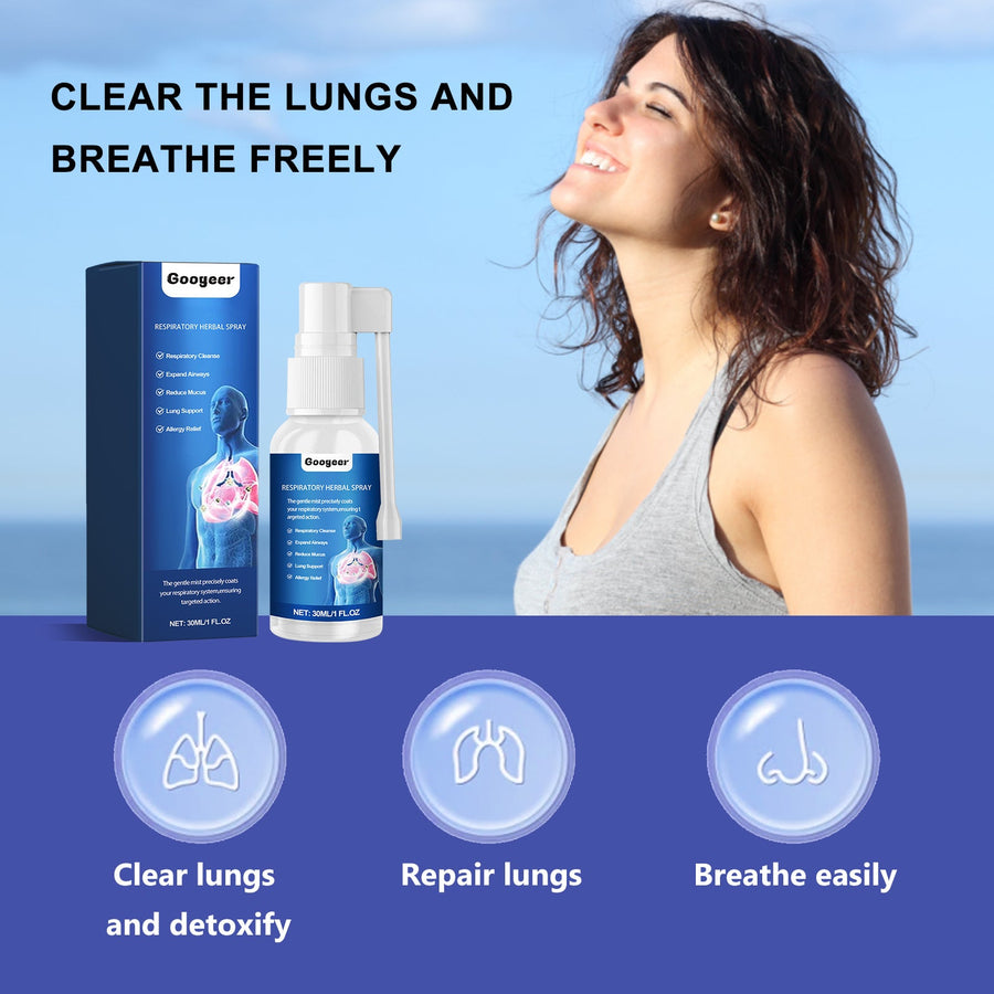 Respiratory Herbal Spray — Natural Throat Relief & Phlegm