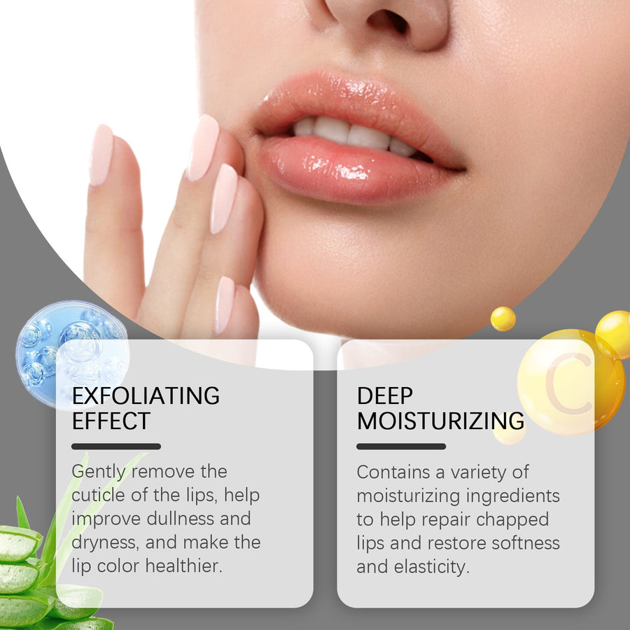 Exfoliating Lip Scrub for Soft, Bright Lips