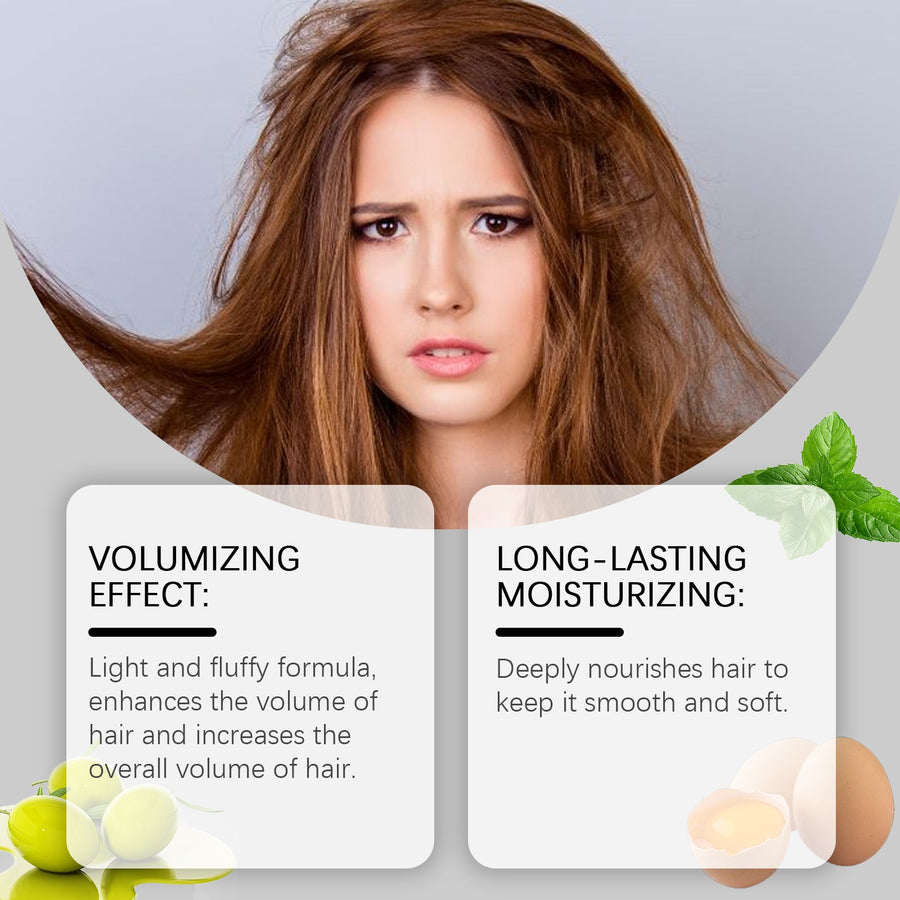 Egg Hair Care Oil for Dry, Frizzy Hair Smoothing Treatment