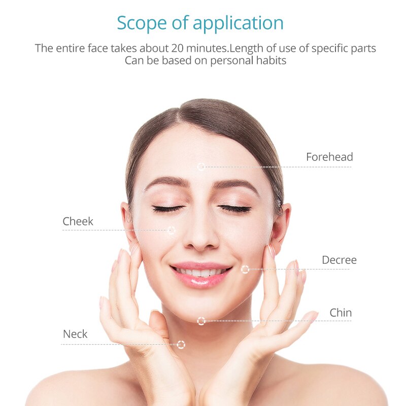 RF EMS LED Facial Device for At-Home Skin Lifting