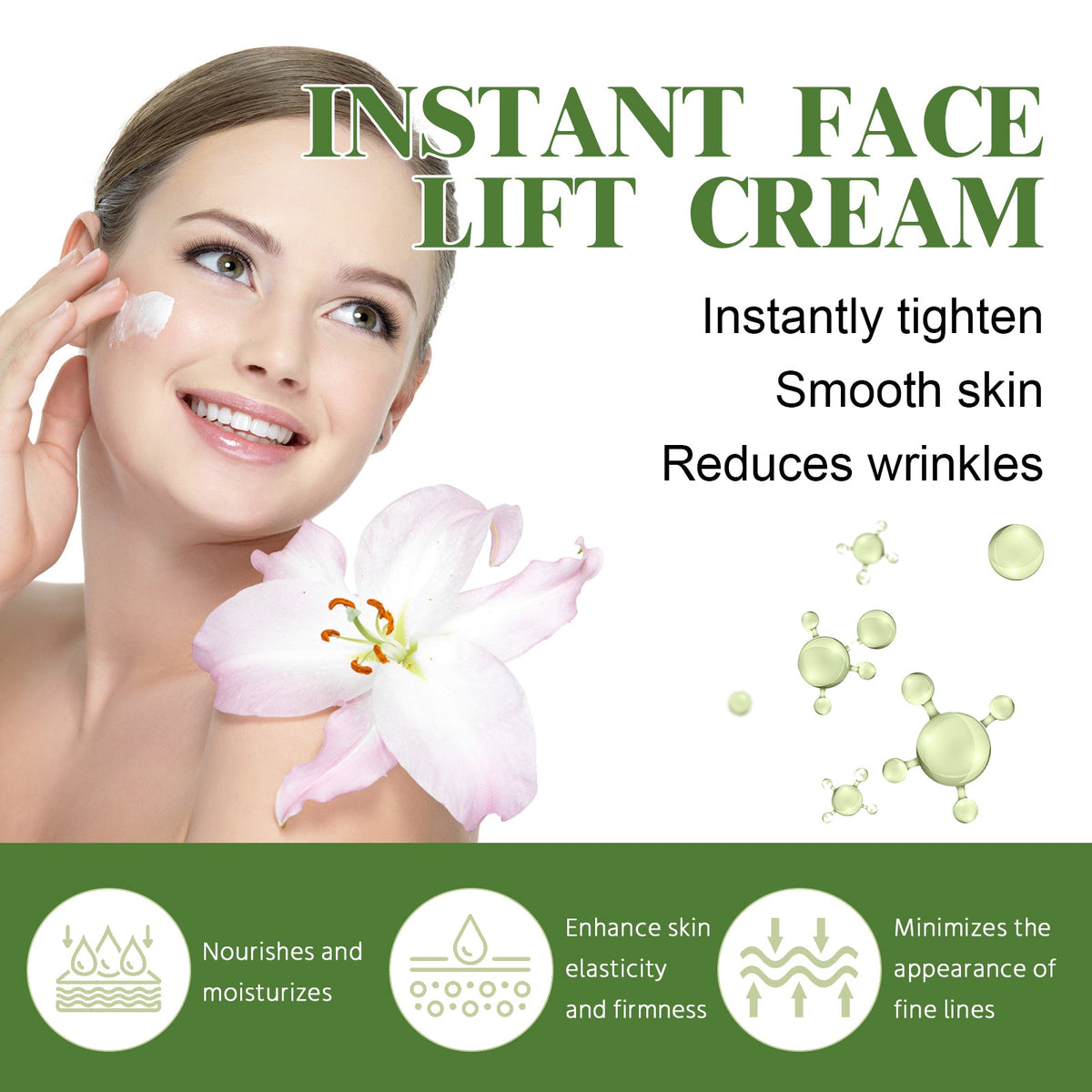 Hyaluronic Acid Firming Cream for Visible Face Lift