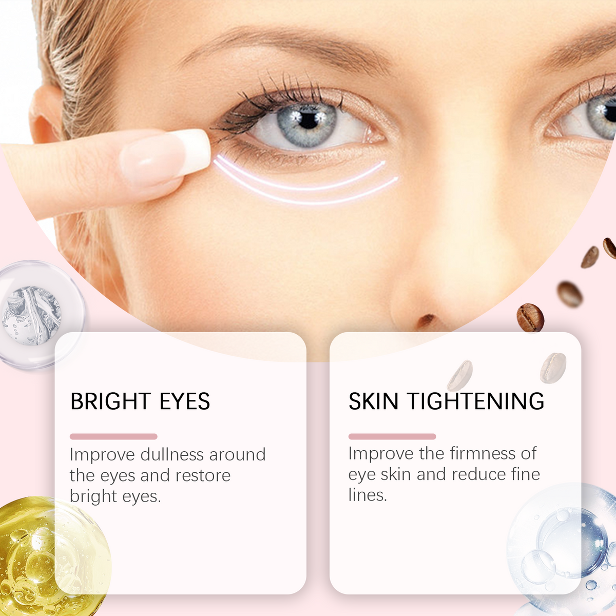 Caffeine Eye Cream Stick for Firming & Brightening Eyes