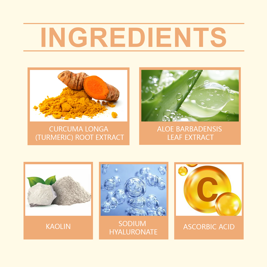 Turmeric Vitamin C Clay Mask for Brighter-Looking Skin