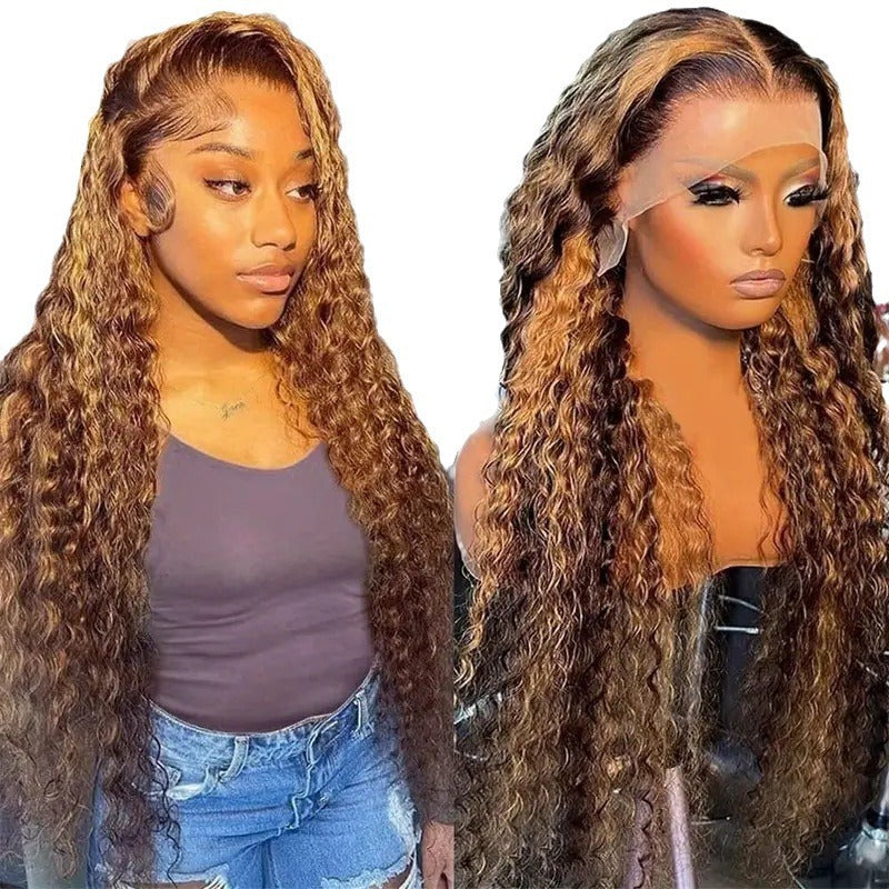 HD Lace Front Wig — Undetectable Honey Blonde Waves
