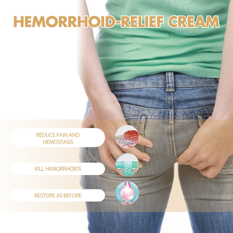 Hemorrhoid Relief Cream — Fast Relief from Itching & Swelling