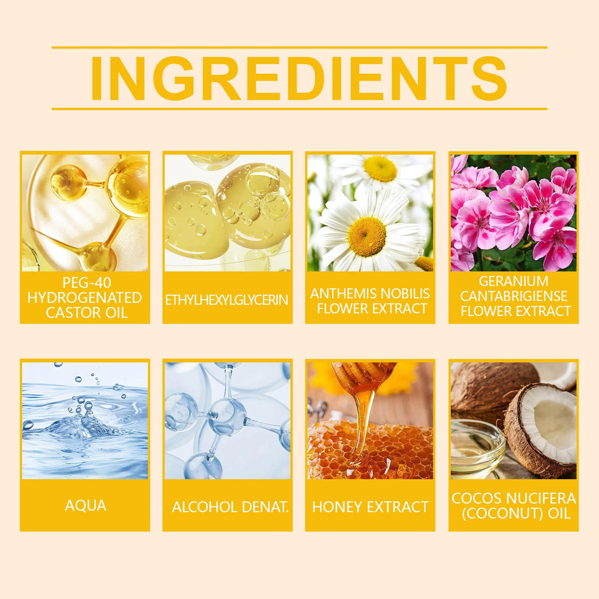 Hair Perfume Spray — Honey-Chamomile Hydration & Frizz Control