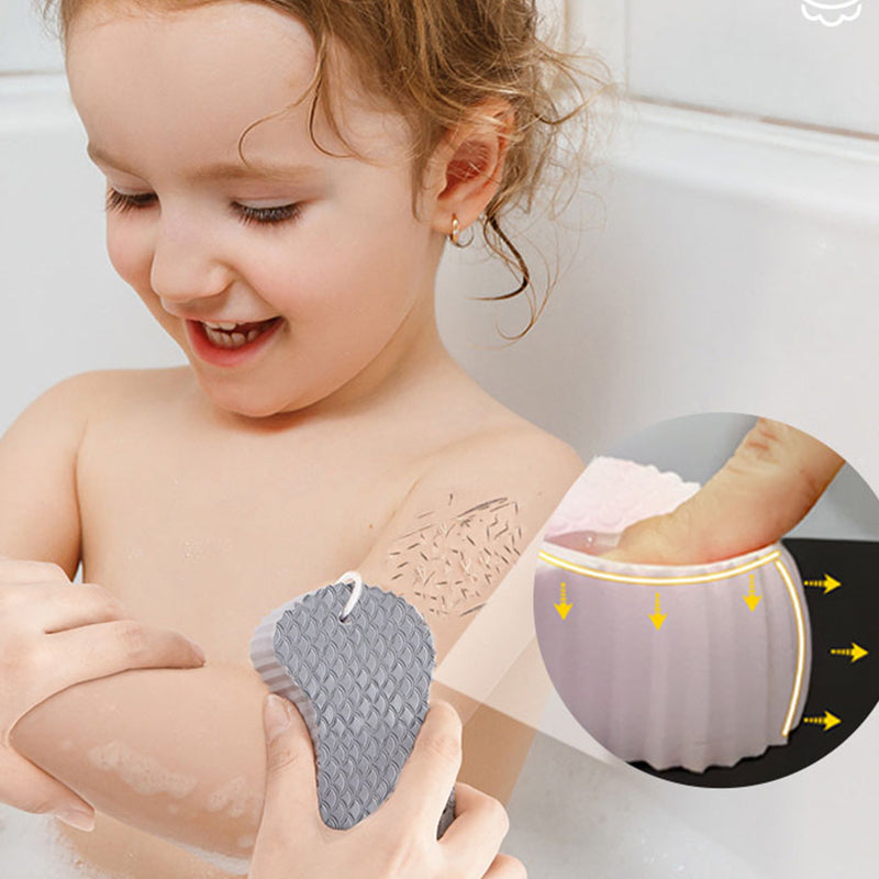 Fish Scale Bath Sponge for Gentle Daily Cleansing