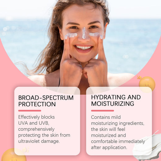 SPF 50 Sunscreen Stick - Waterproof Mess-Free Body Protection