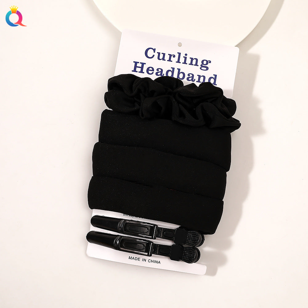 Heatless Curls Band — Overnight Waves Without Damage