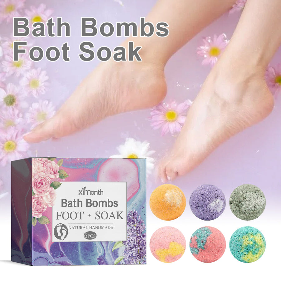 Natural Foot Bath Bombs — Soothe Tired Feet & Soften