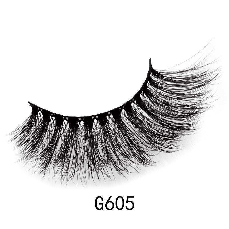 False Eyelashes for Natural Wispy Mink-Style Volume