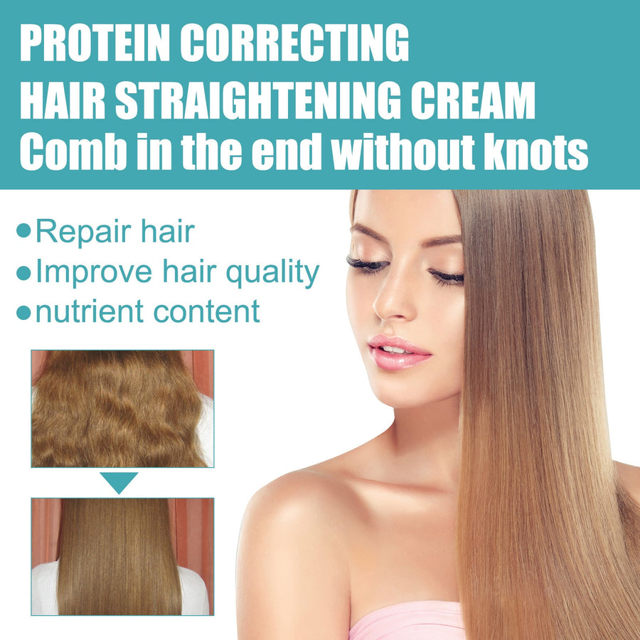 Protein Hair Smoothing Cream for Frizz & Damage Care