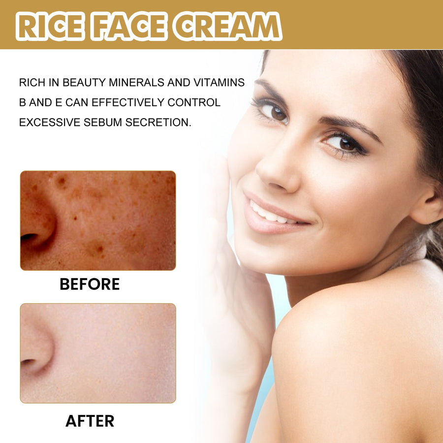 Rice Face Cream for Fine Lines & Uneven Skin Tone