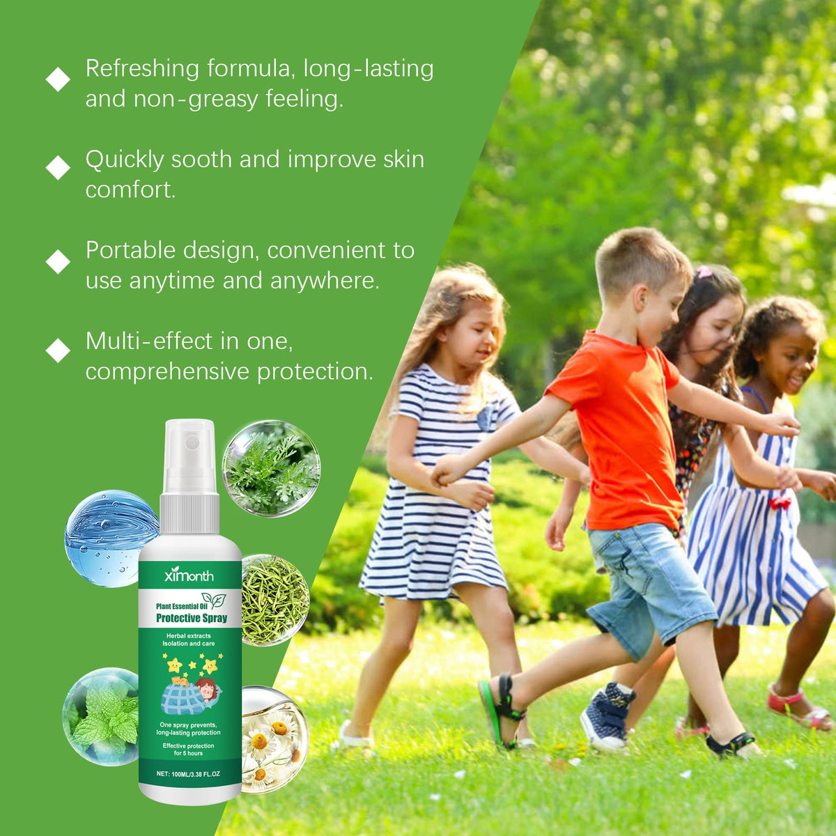 Summer Convenient Protective Spray Cool And Soothing Outdoor