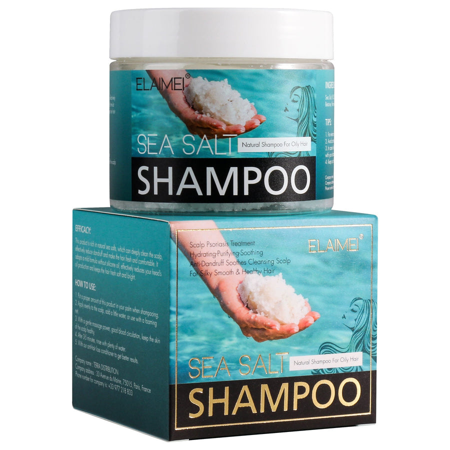 Sea Salt Shampoo for Oily, Buildup-Prone Scalp Care