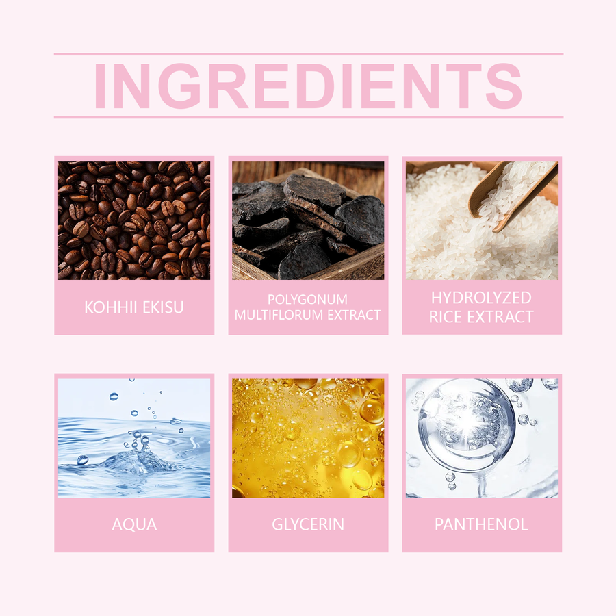 Hair Growth Spray for Thinning Hair With Rice Extract