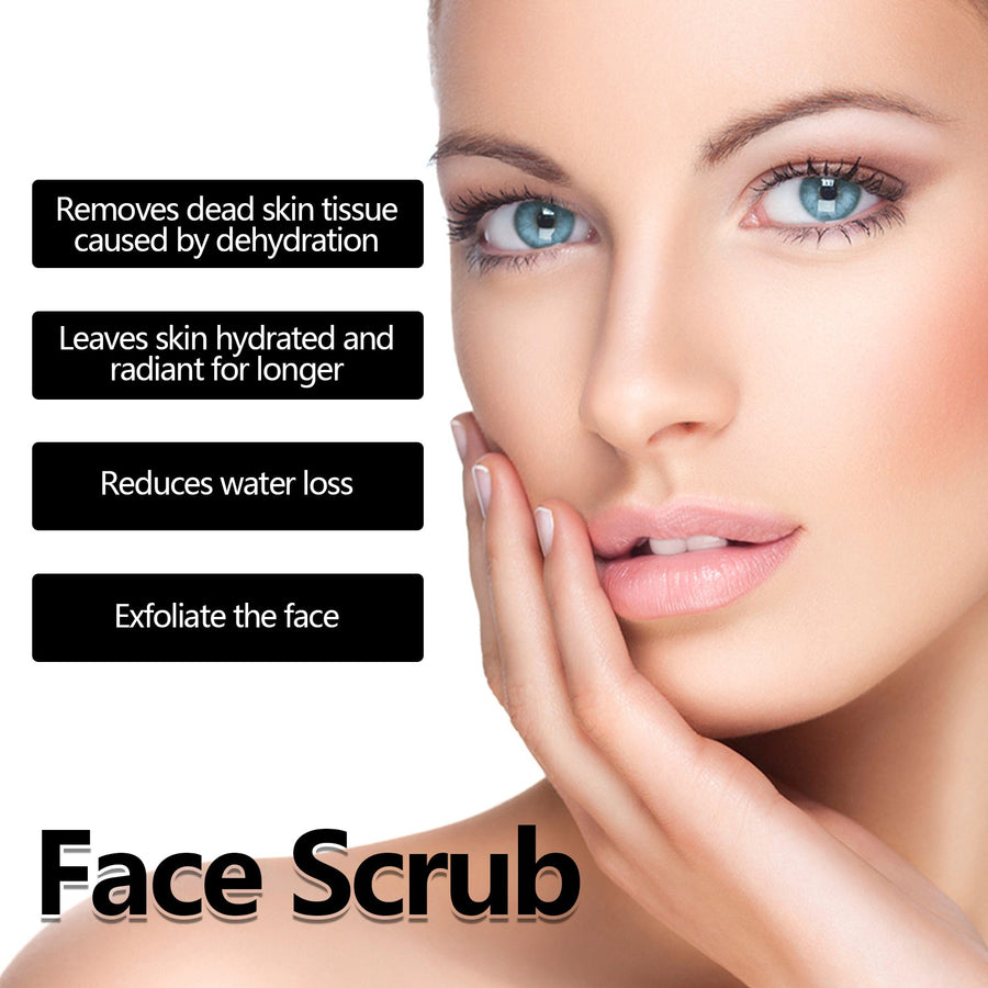 Strawberry Face Scrub for Dry, Flaky Skin Relief