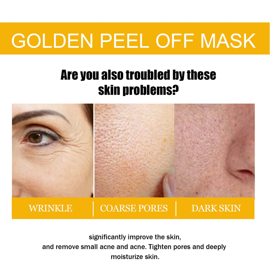 Golden Peel Off Mask for Blackhead Removal & Pores
