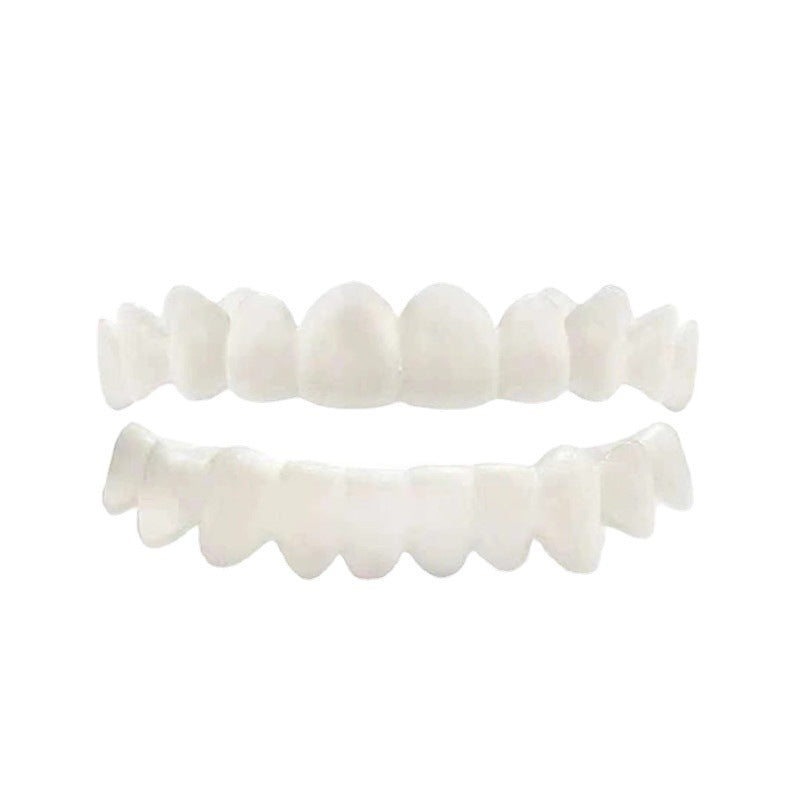 Costume Dental Braces — Realistic Fake Teeth, Upper & Lower