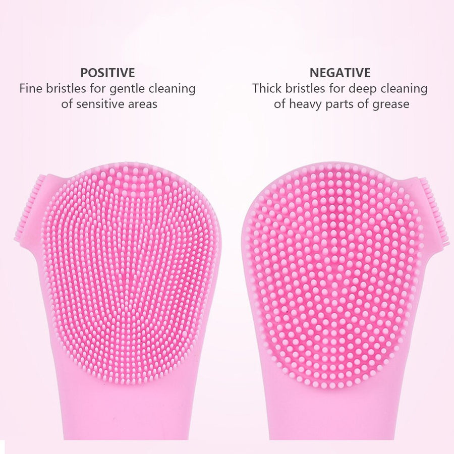 Ultrasonic Silicone Facial Cleansing Device for Oil Control