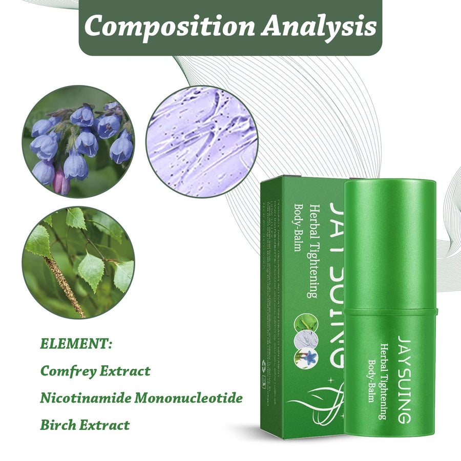 Herbal Body Balm for Convenient Firm-Looking Skin Care
