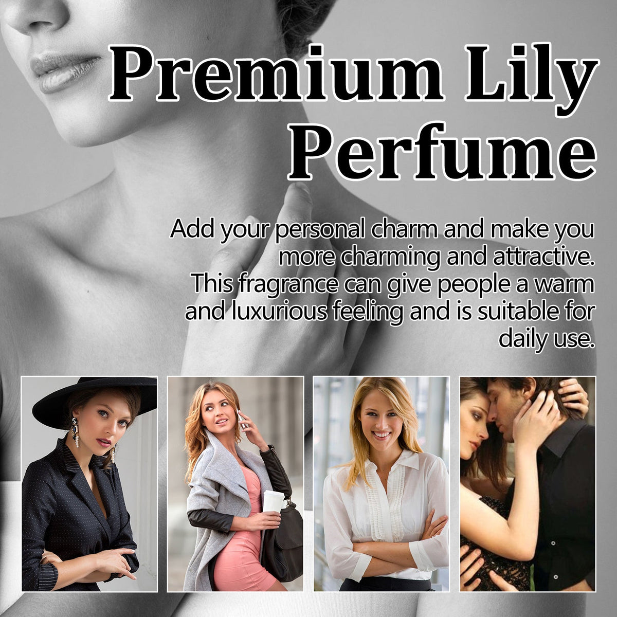 Lily Perfume Rollerball for Long-Lasting Floral Charm