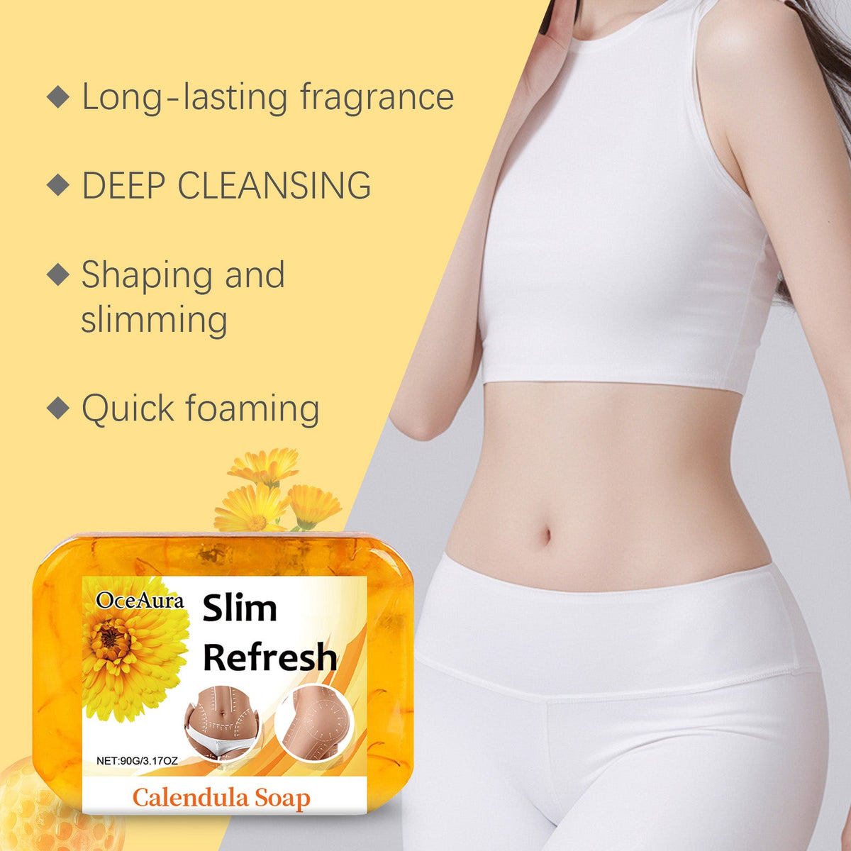 Calendula Soap Bar for Soft, Moisturized Everyday Skin