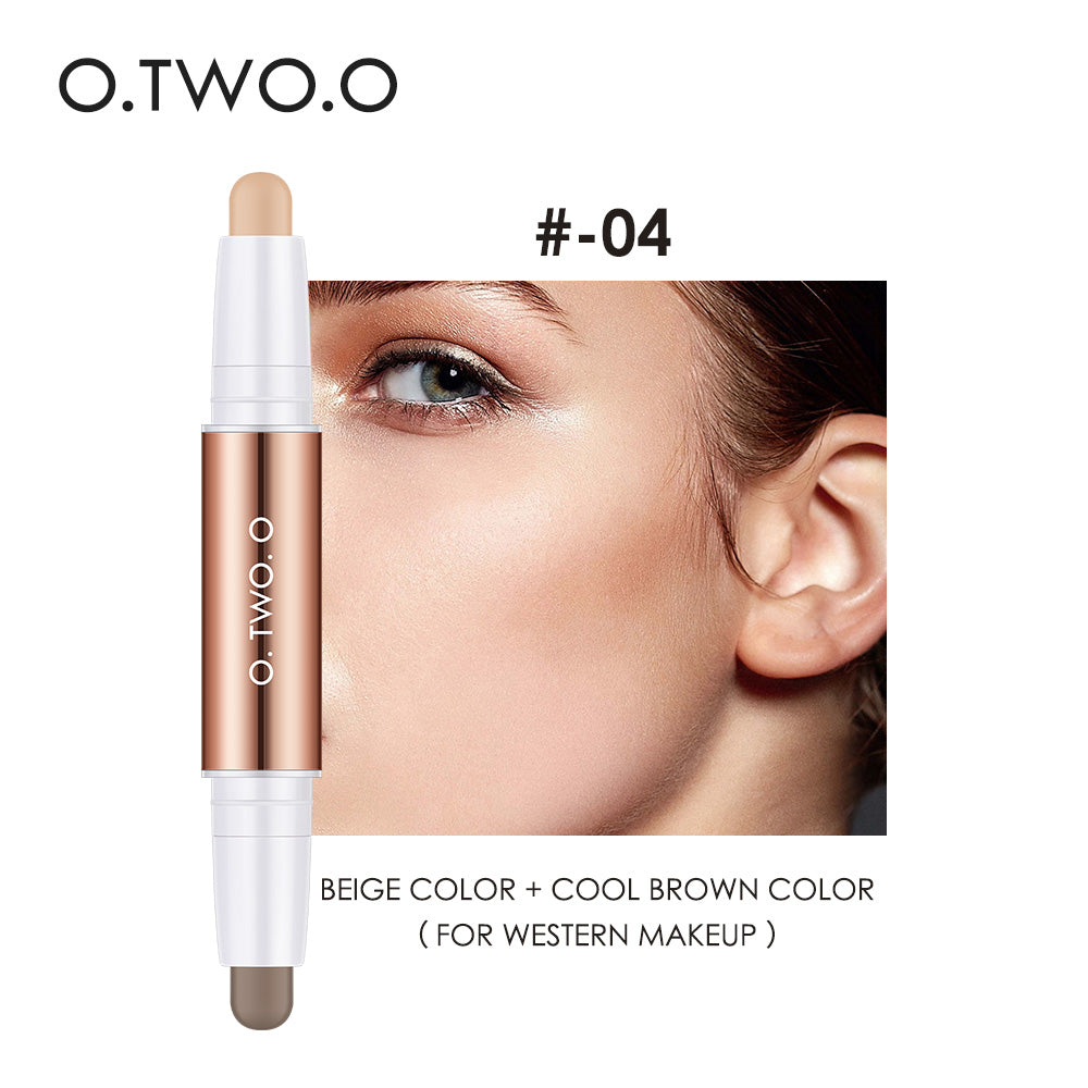 Dual-Ended Contour Stick for Easy Facial Definition
