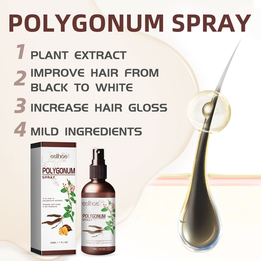 Polygonum Hair Spray for Smooth, Shiny-Looking Hair