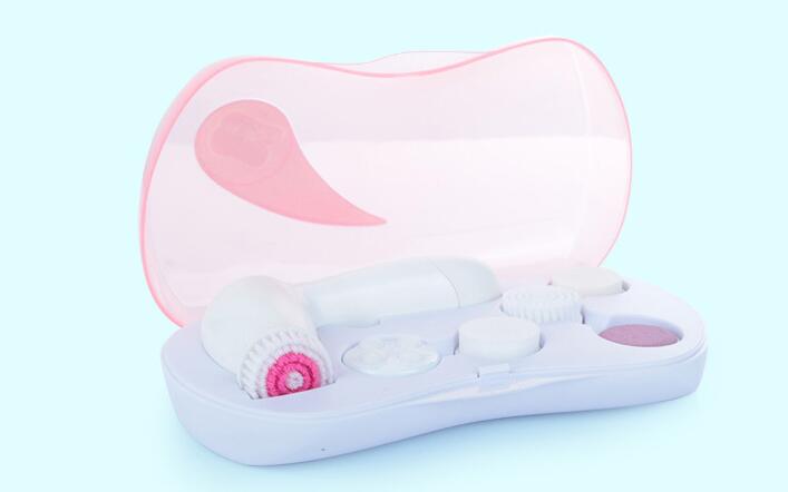 6-in-1 Electric Face Cleansing Brush — Acne & Blackhead